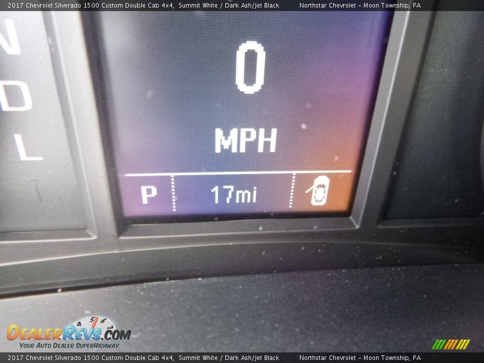2017 Chevrolet Silverado 1500 Custom Double Cab 4x4 Summit White / Dark Ash/Jet Black Photo #20