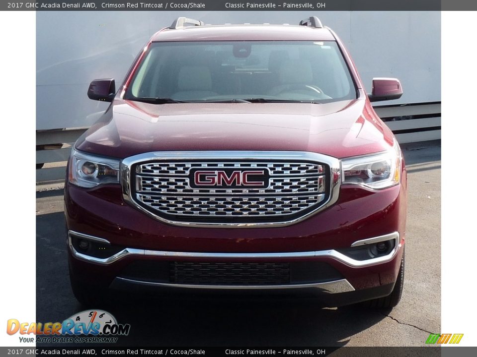 2017 GMC Acadia Denali AWD Crimson Red Tintcoat / Cocoa/Shale Photo #4