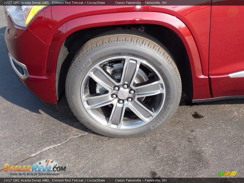 2017 GMC Acadia Denali AWD Crimson Red Tintcoat / Cocoa/Shale Photo #5