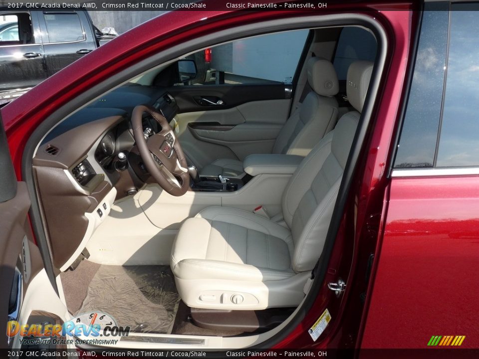 2017 GMC Acadia Denali AWD Crimson Red Tintcoat / Cocoa/Shale Photo #6