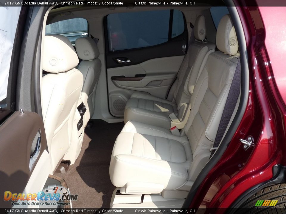 2017 GMC Acadia Denali AWD Crimson Red Tintcoat / Cocoa/Shale Photo #7