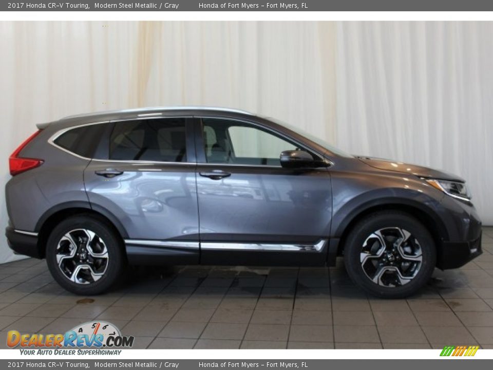 Modern Steel Metallic 2017 Honda CR-V Touring Photo #3