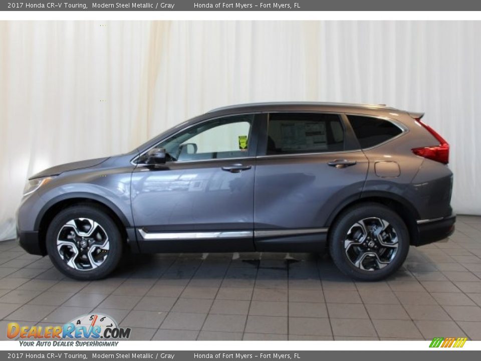 Modern Steel Metallic 2017 Honda CR-V Touring Photo #5