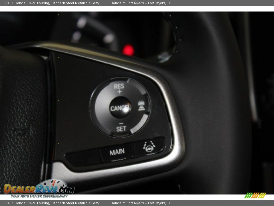 2017 Honda CR-V Touring Modern Steel Metallic / Gray Photo #15