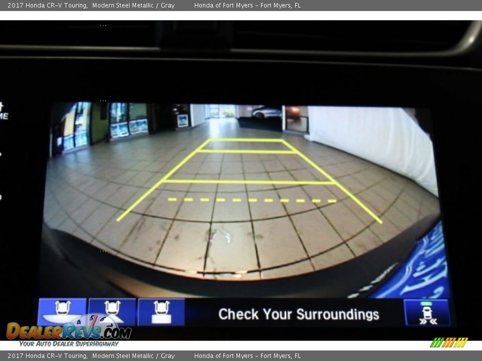 2017 Honda CR-V Touring Modern Steel Metallic / Gray Photo #20
