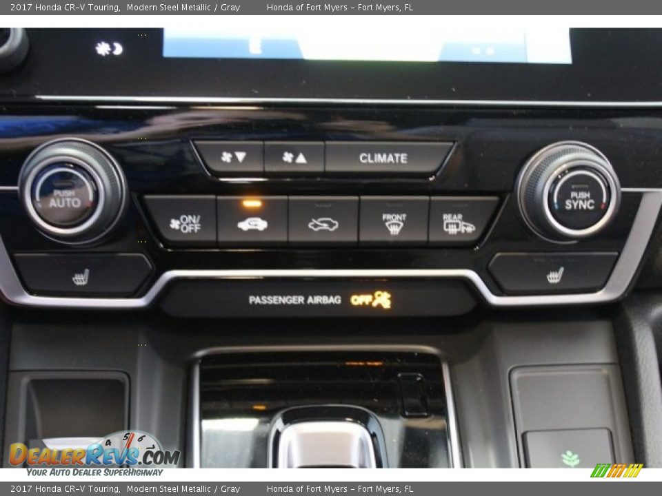 2017 Honda CR-V Touring Modern Steel Metallic / Gray Photo #21
