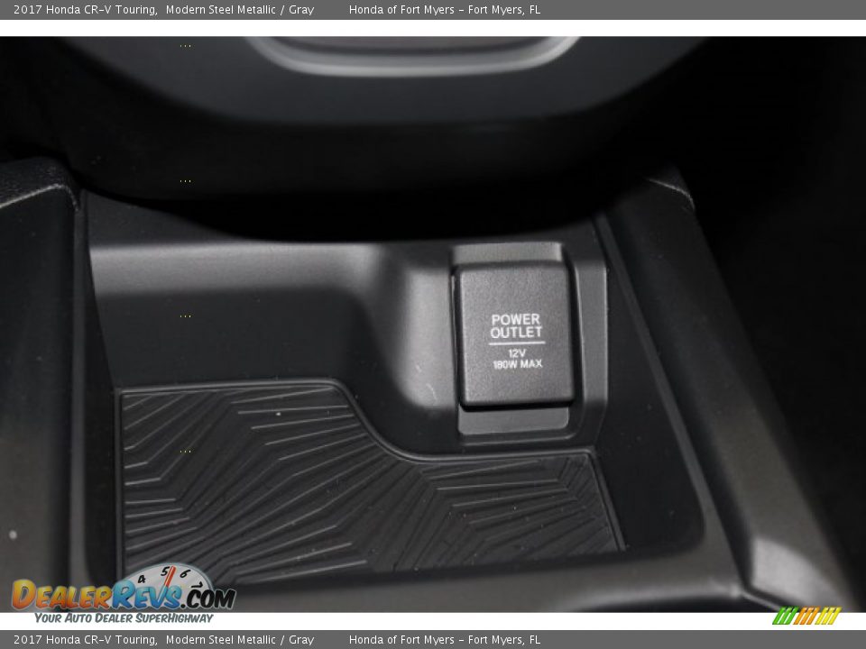 2017 Honda CR-V Touring Modern Steel Metallic / Gray Photo #23
