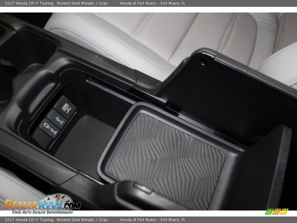 2017 Honda CR-V Touring Modern Steel Metallic / Gray Photo #24