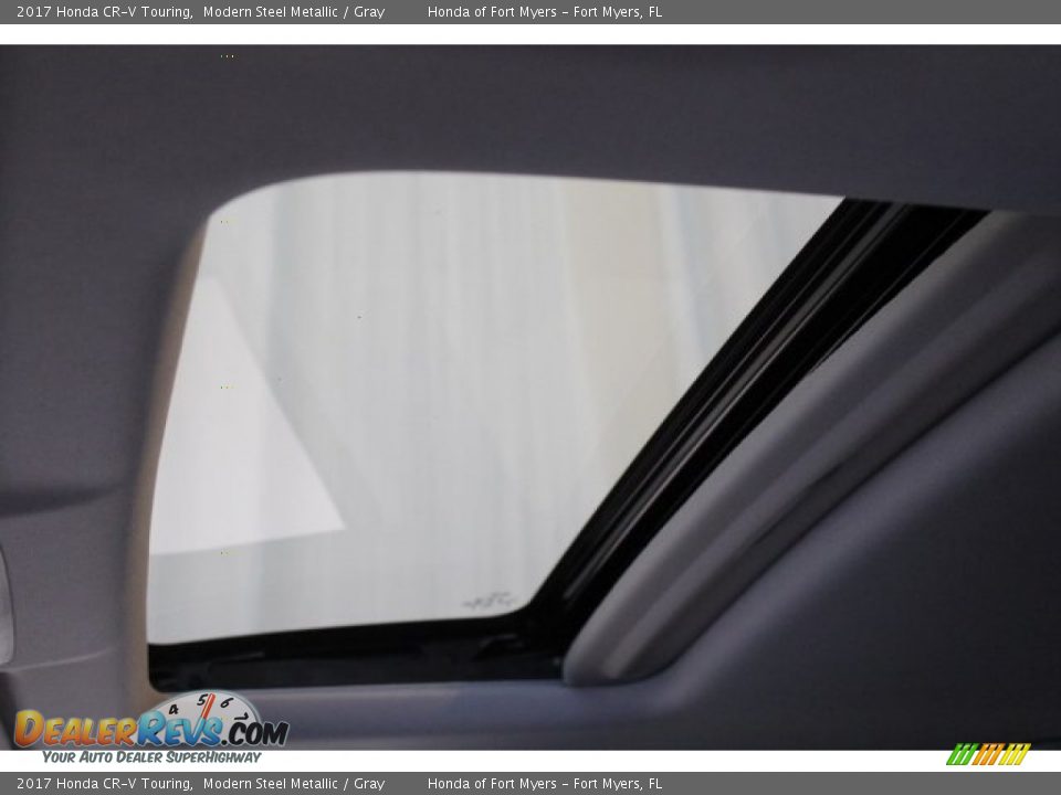 2017 Honda CR-V Touring Modern Steel Metallic / Gray Photo #26