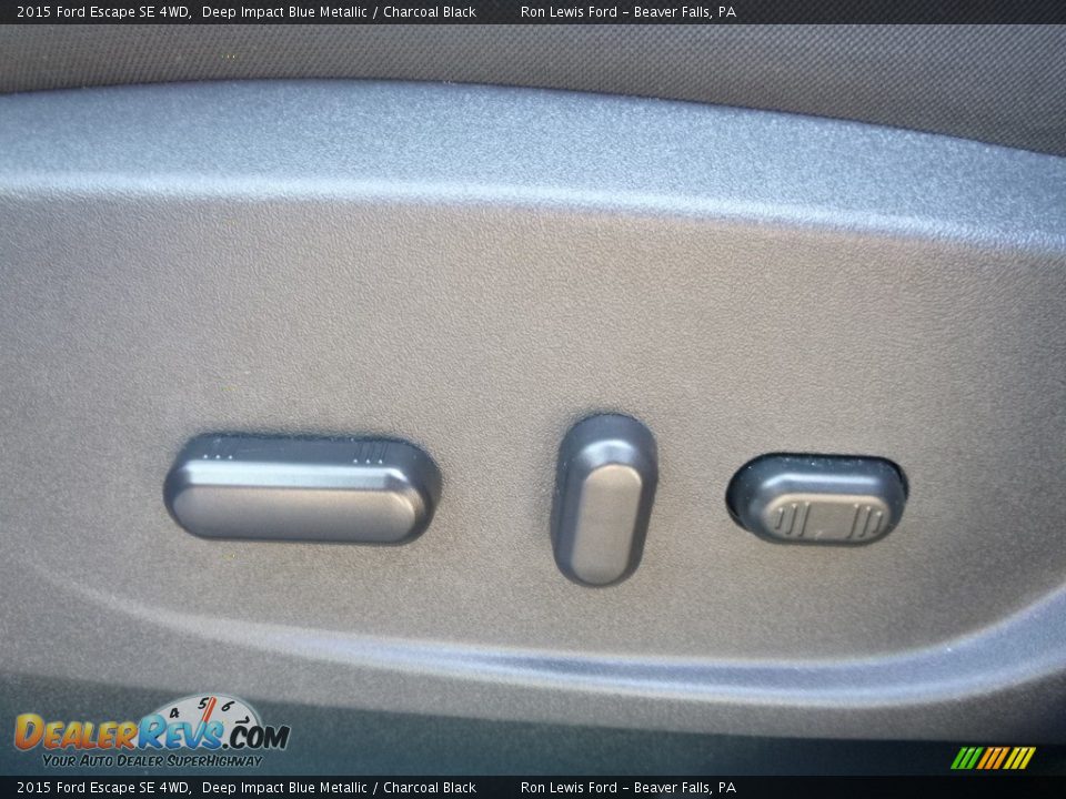 2015 Ford Escape SE 4WD Deep Impact Blue Metallic / Charcoal Black Photo #17
