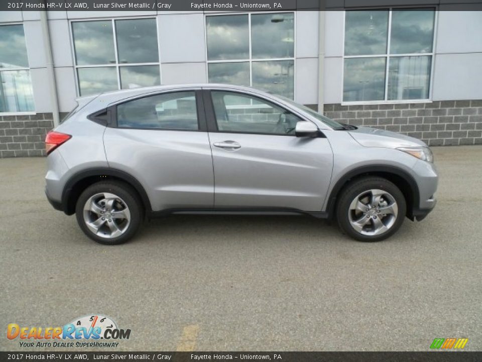 Lunar Silver Metallic 2017 Honda HR-V LX AWD Photo #2