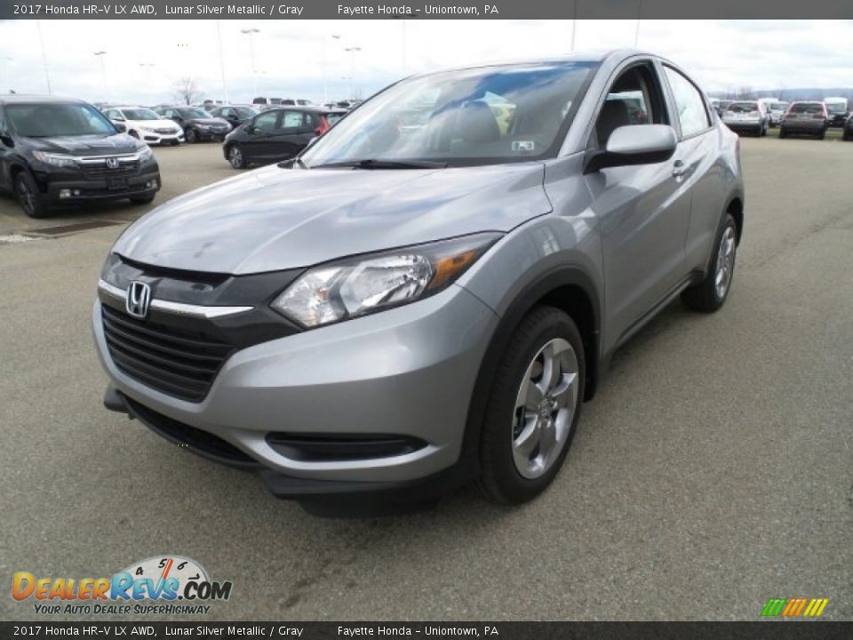 2017 Honda HR-V LX AWD Lunar Silver Metallic / Gray Photo #5