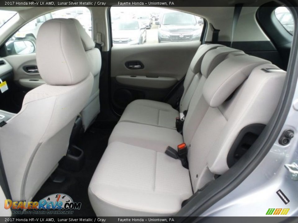 2017 Honda HR-V LX AWD Lunar Silver Metallic / Gray Photo #10