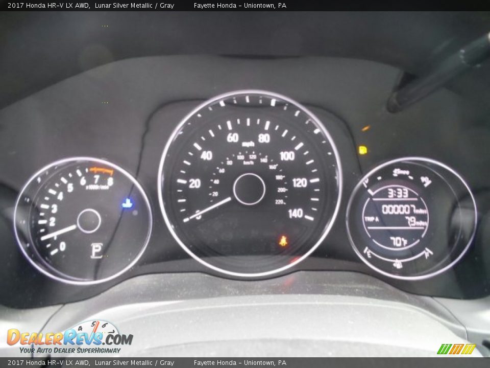 2017 Honda HR-V LX AWD Lunar Silver Metallic / Gray Photo #13