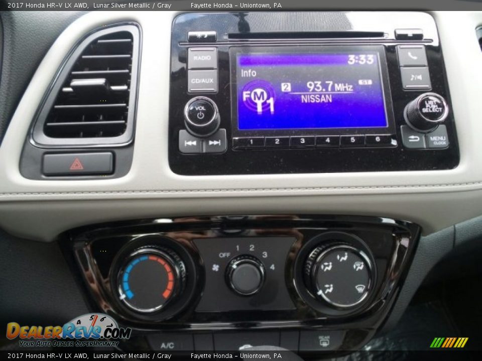 2017 Honda HR-V LX AWD Lunar Silver Metallic / Gray Photo #14