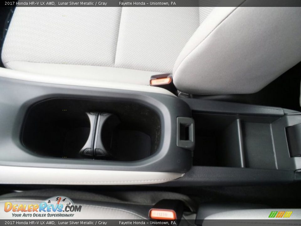 2017 Honda HR-V LX AWD Lunar Silver Metallic / Gray Photo #18