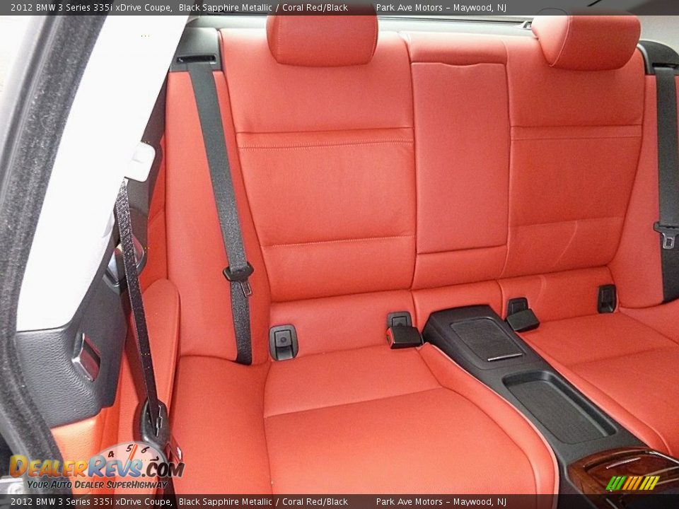 Rear Seat of 2012 BMW 3 Series 335i xDrive Coupe Photo #19
