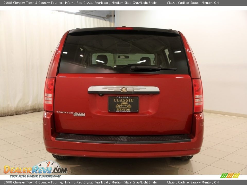 2008 Chrysler Town & Country Touring Inferno Red Crystal Pearlcoat / Medium Slate Gray/Light Shale Photo #18