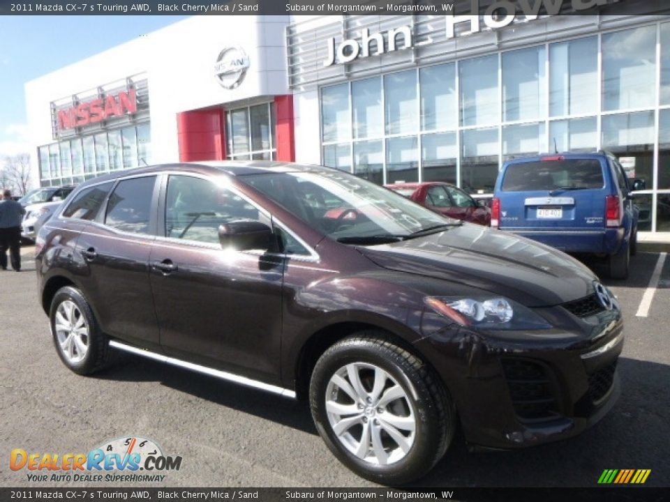 2011 Mazda CX-7 s Touring AWD Black Cherry Mica / Sand Photo #1