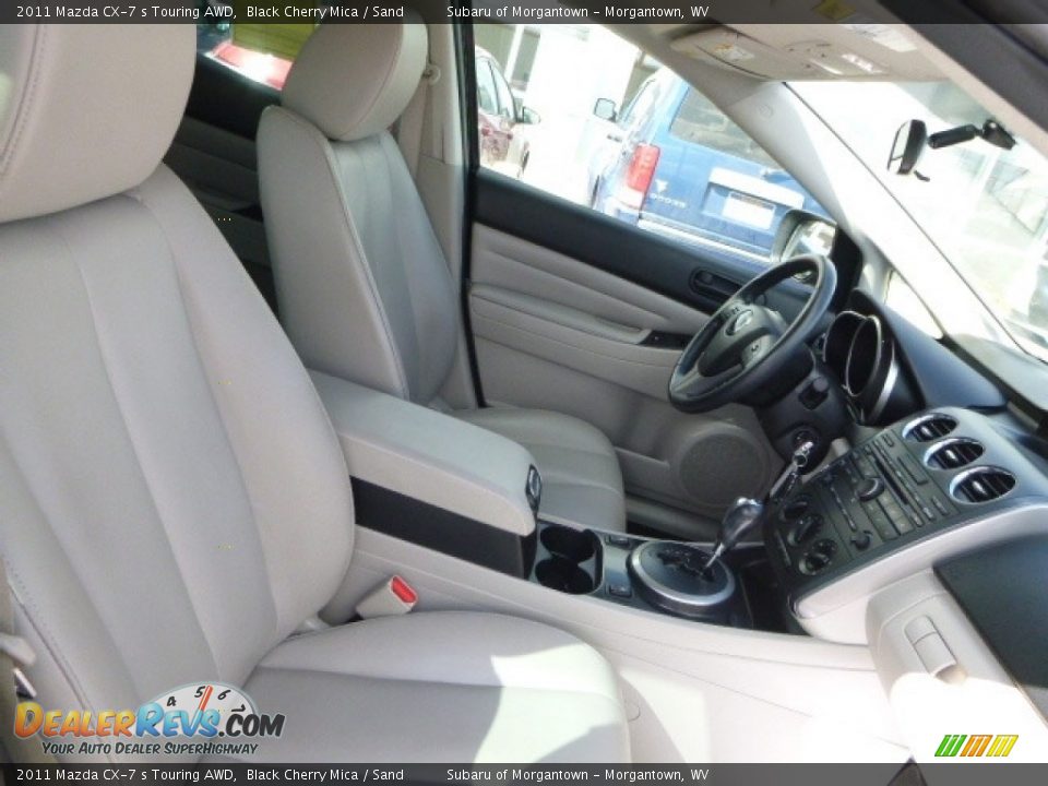 2011 Mazda CX-7 s Touring AWD Black Cherry Mica / Sand Photo #3