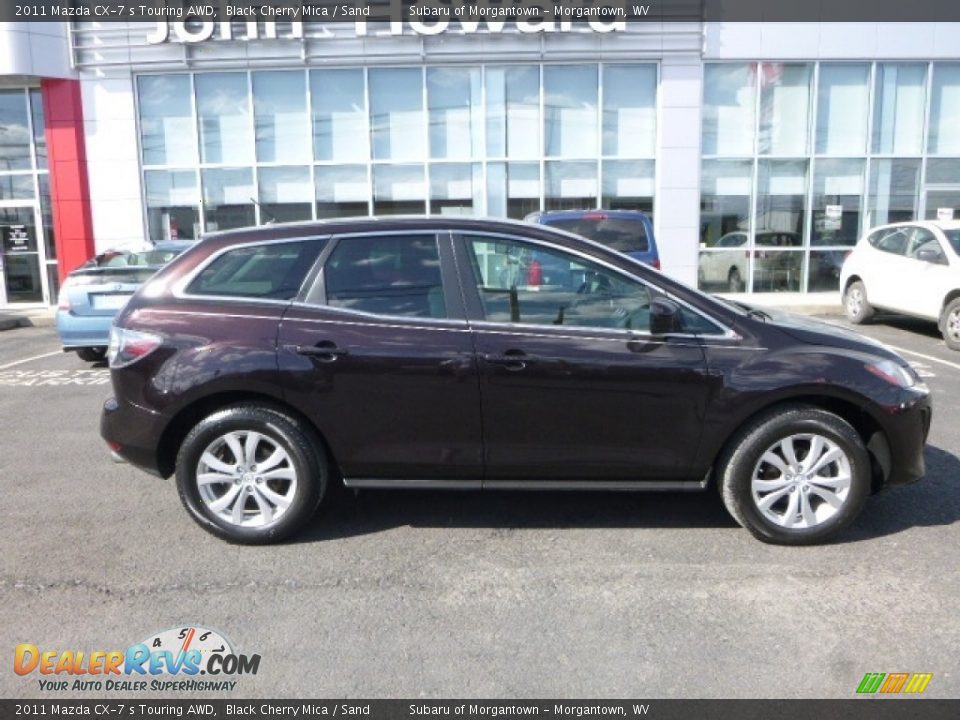 2011 Mazda CX-7 s Touring AWD Black Cherry Mica / Sand Photo #6