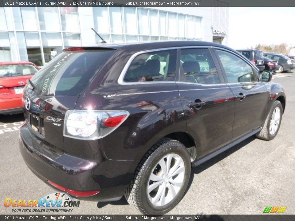2011 Mazda CX-7 s Touring AWD Black Cherry Mica / Sand Photo #7