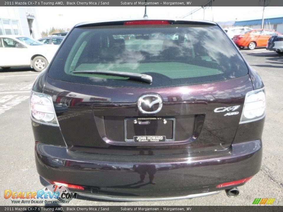 2011 Mazda CX-7 s Touring AWD Black Cherry Mica / Sand Photo #8