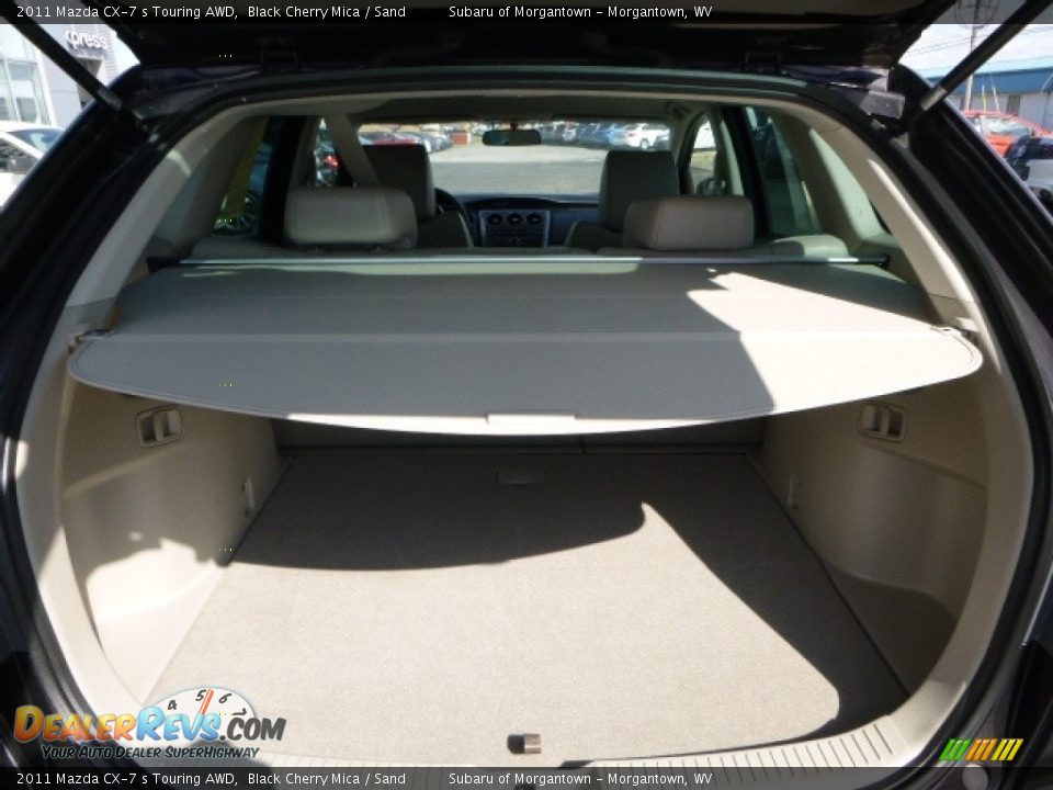 2011 Mazda CX-7 s Touring AWD Black Cherry Mica / Sand Photo #9