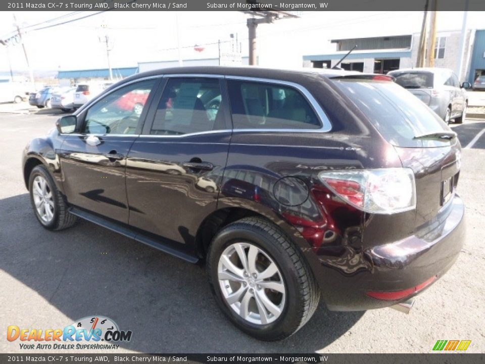 2011 Mazda CX-7 s Touring AWD Black Cherry Mica / Sand Photo #10
