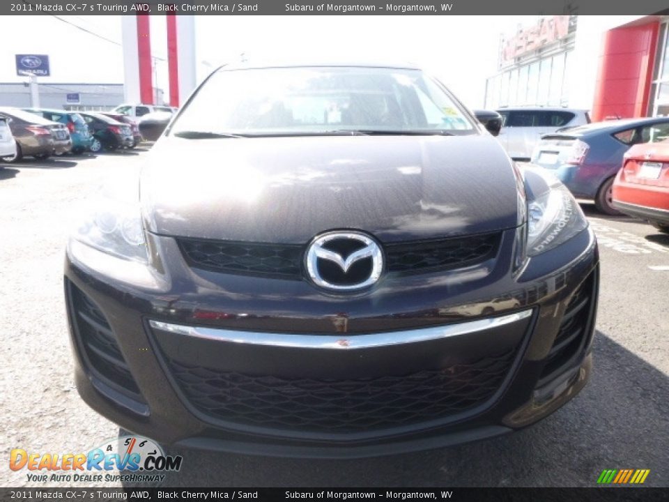 2011 Mazda CX-7 s Touring AWD Black Cherry Mica / Sand Photo #13