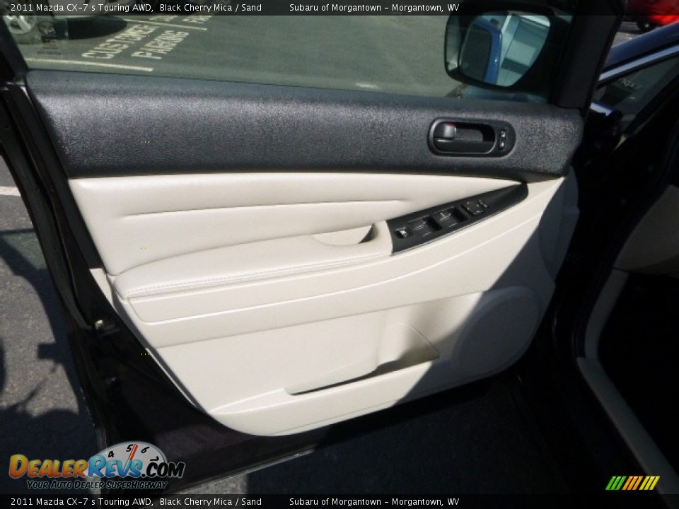 2011 Mazda CX-7 s Touring AWD Black Cherry Mica / Sand Photo #14