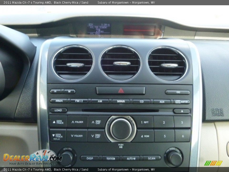 2011 Mazda CX-7 s Touring AWD Black Cherry Mica / Sand Photo #21