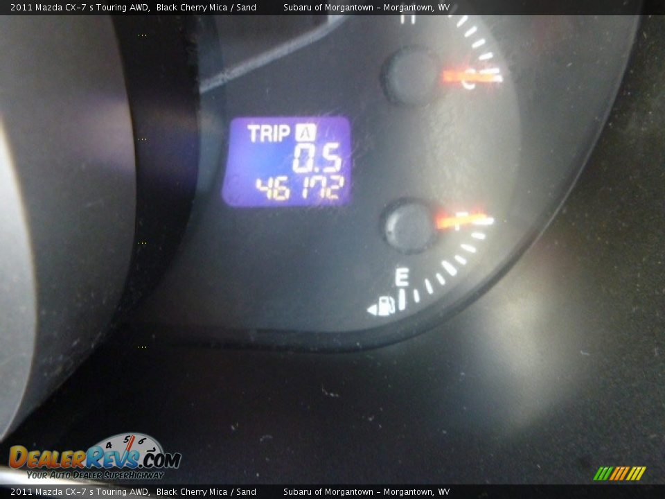 2011 Mazda CX-7 s Touring AWD Black Cherry Mica / Sand Photo #22