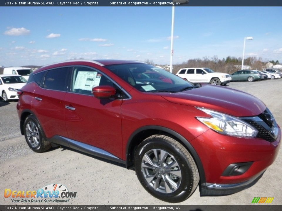 Front 3/4 View of 2017 Nissan Murano SL AWD Photo #1