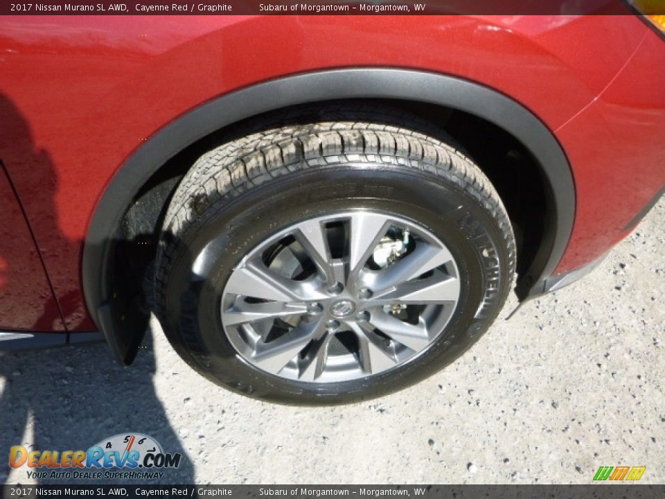 2017 Nissan Murano SL AWD Cayenne Red / Graphite Photo #2