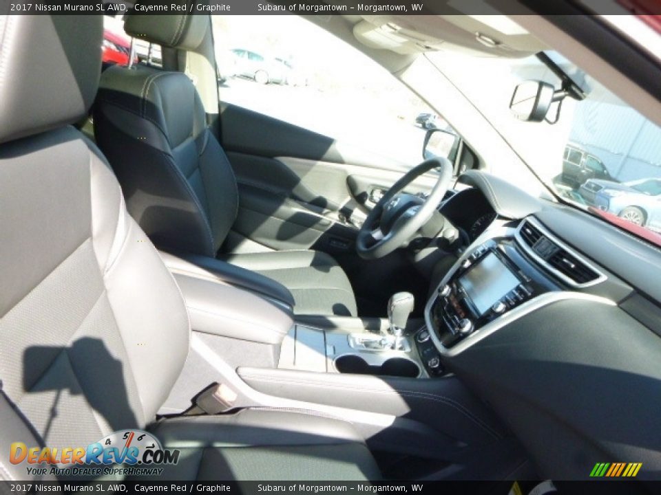 2017 Nissan Murano SL AWD Cayenne Red / Graphite Photo #3