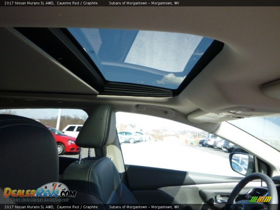 2017 Nissan Murano SL AWD Cayenne Red / Graphite Photo #4