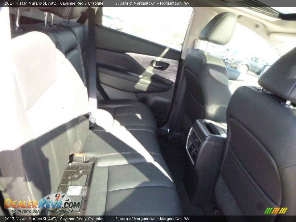 2017 Nissan Murano SL AWD Cayenne Red / Graphite Photo #6