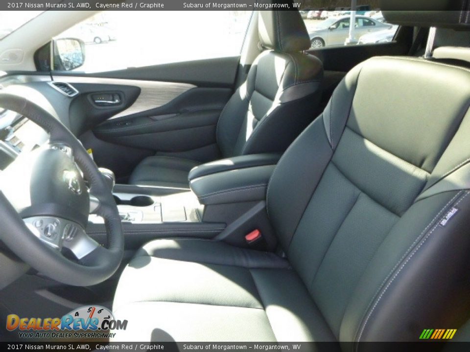 2017 Nissan Murano SL AWD Cayenne Red / Graphite Photo #15