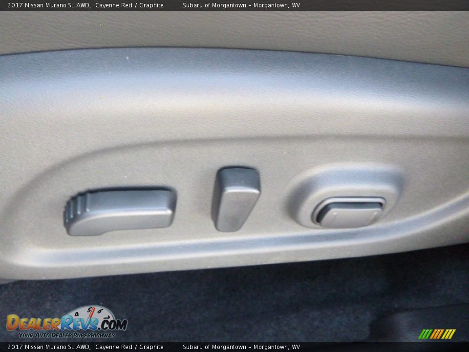 2017 Nissan Murano SL AWD Cayenne Red / Graphite Photo #16