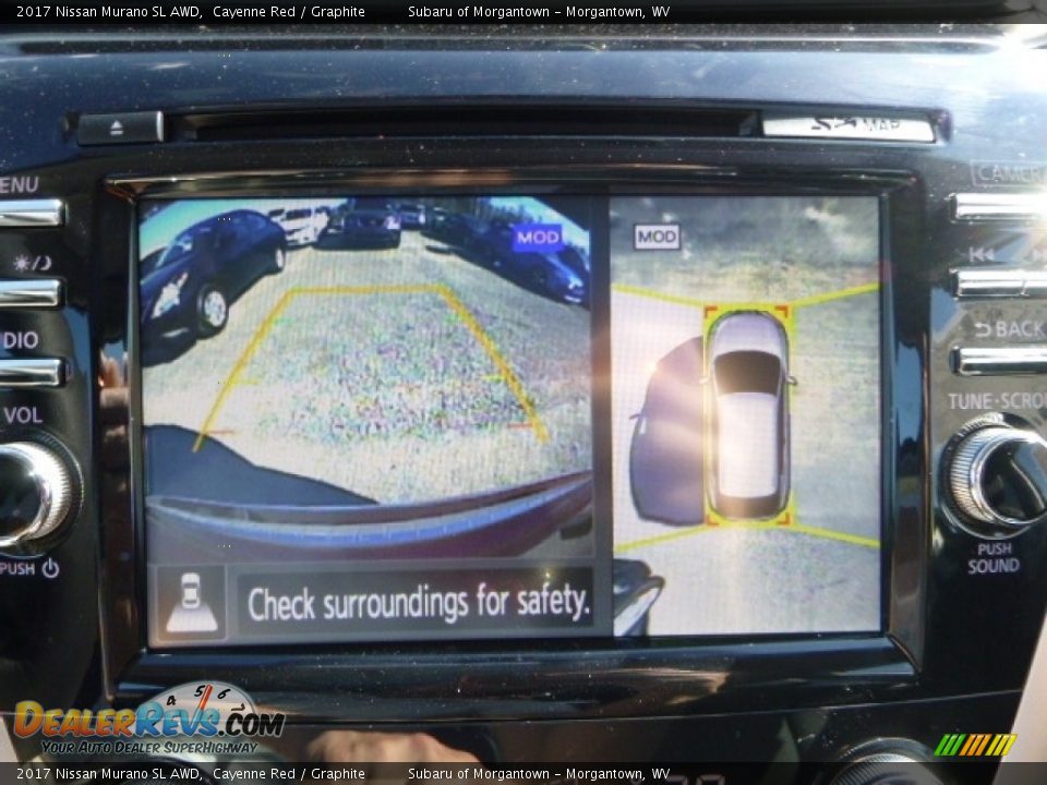2017 Nissan Murano SL AWD Cayenne Red / Graphite Photo #20