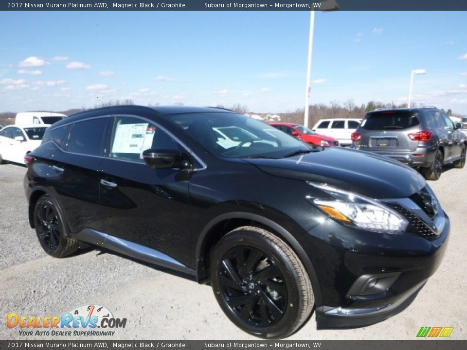 Magnetic Black 2017 Nissan Murano Platinum AWD Photo #1