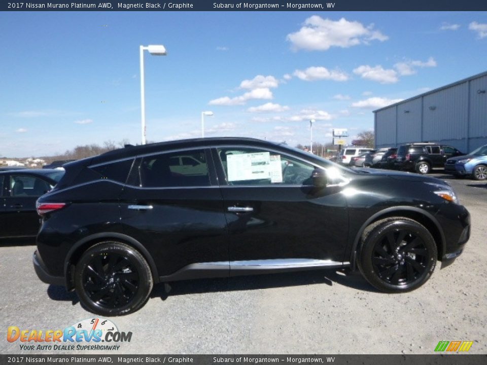 2017 Nissan Murano Platinum AWD Magnetic Black / Graphite Photo #7