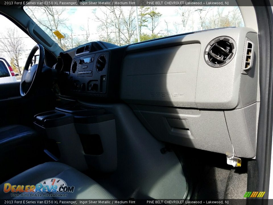 2013 Ford E Series Van E350 XL Passenger Ingot Silver Metallic / Medium Flint Photo #6