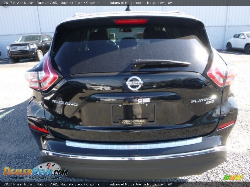 2017 Nissan Murano Platinum AWD Magnetic Black / Graphite Photo #9