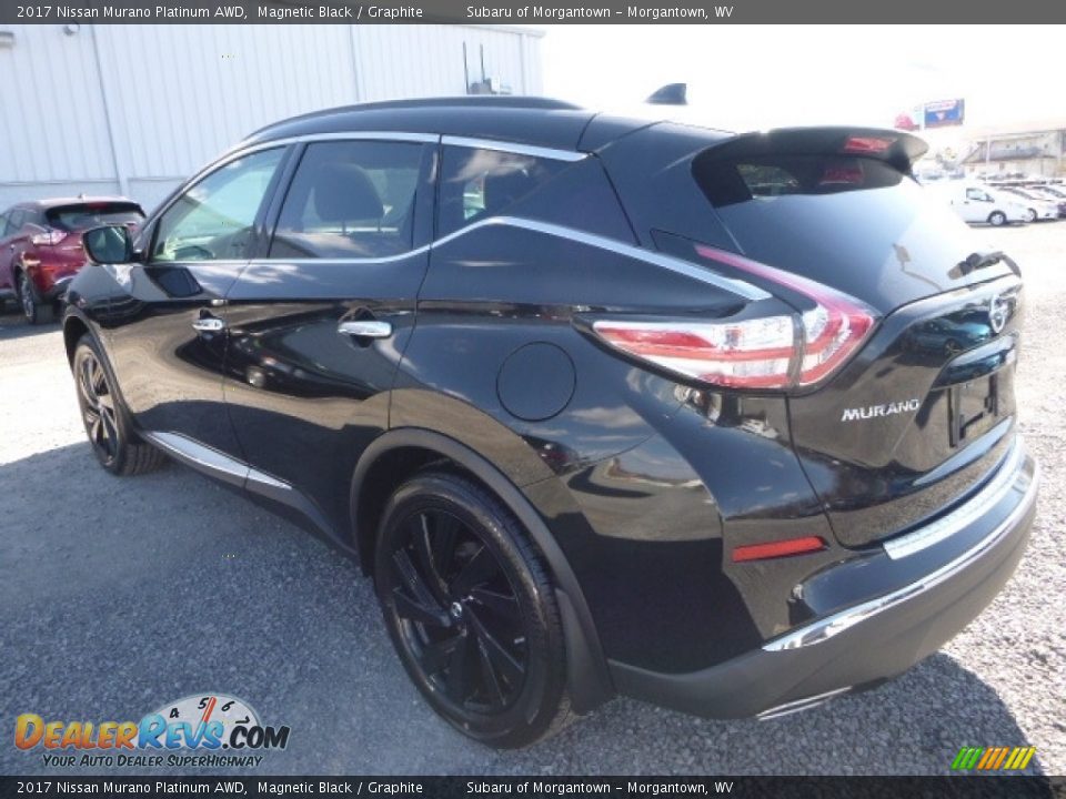 2017 Nissan Murano Platinum AWD Magnetic Black / Graphite Photo #10