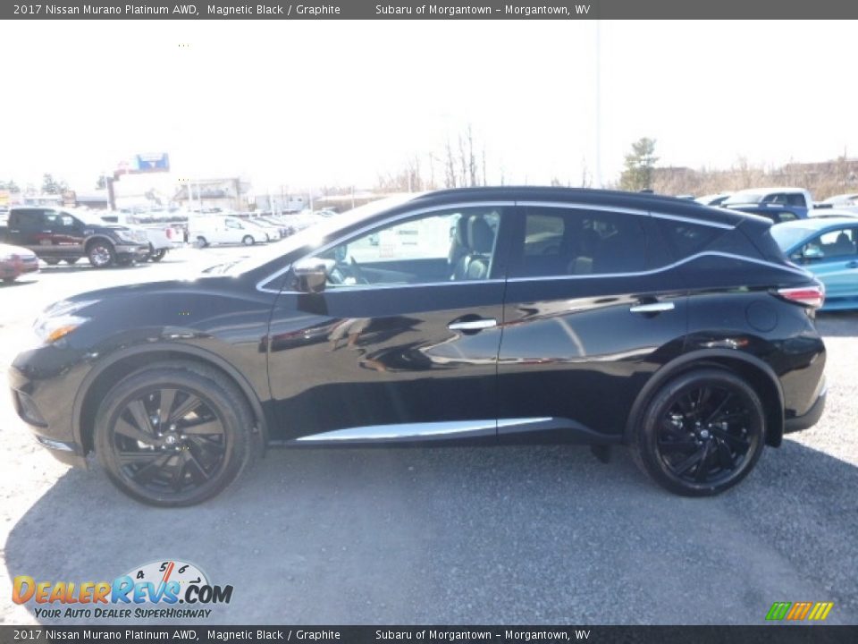 2017 Nissan Murano Platinum AWD Magnetic Black / Graphite Photo #11
