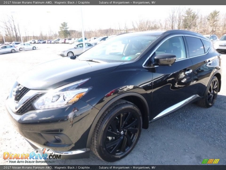 2017 Nissan Murano Platinum AWD Magnetic Black / Graphite Photo #12