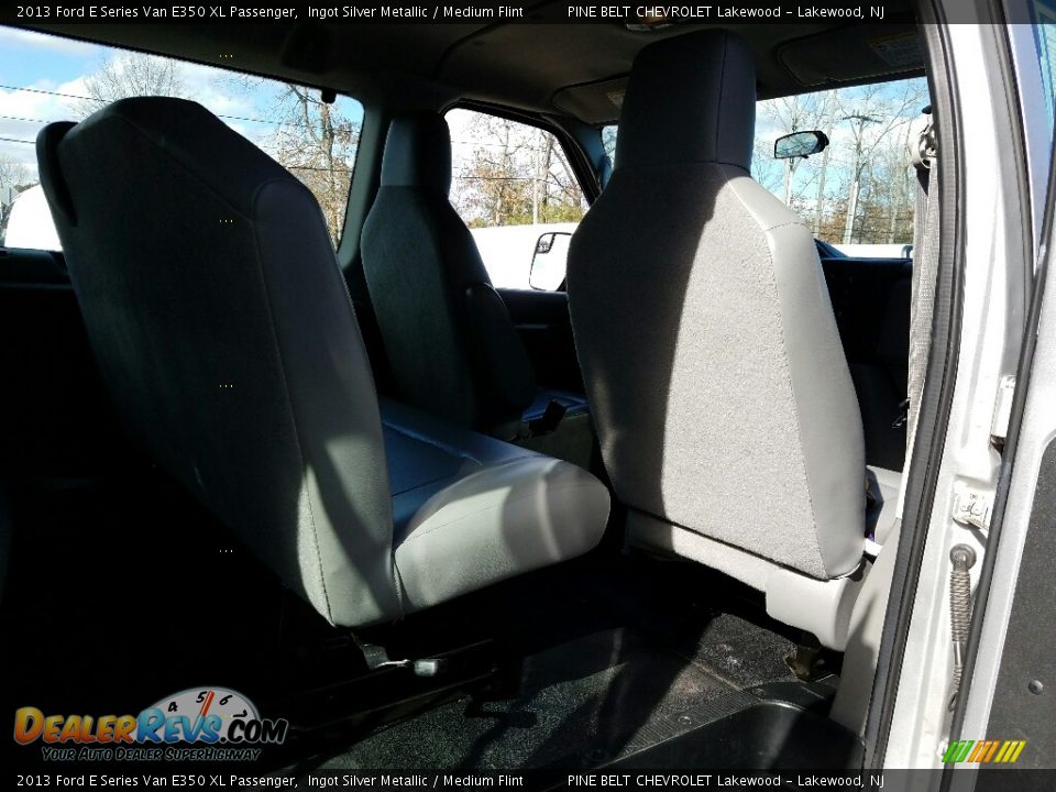 2013 Ford E Series Van E350 XL Passenger Ingot Silver Metallic / Medium Flint Photo #9