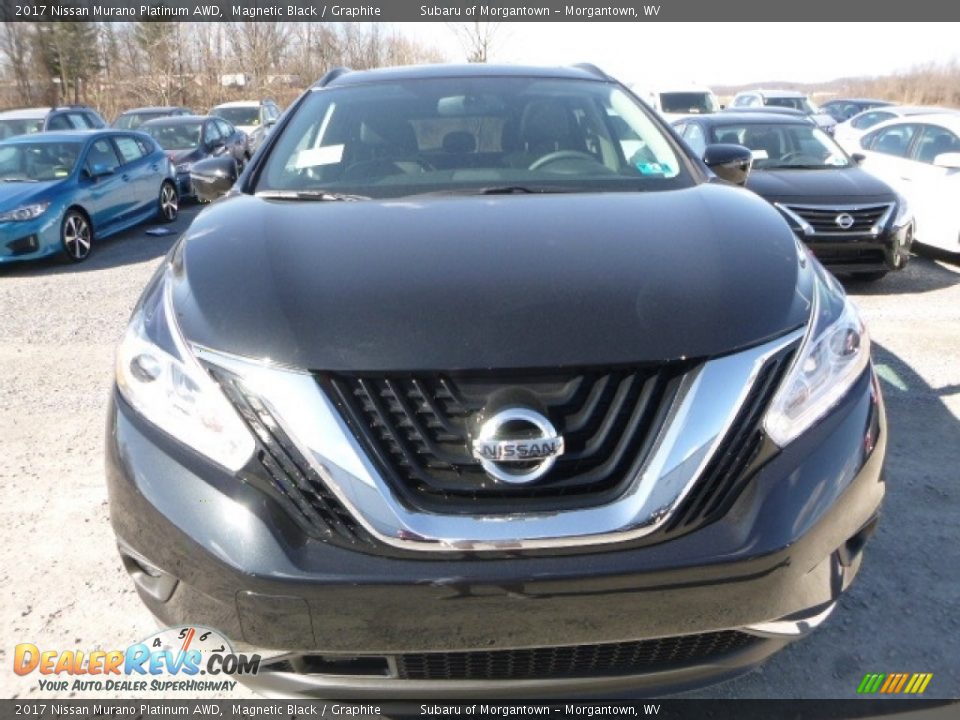 2017 Nissan Murano Platinum AWD Magnetic Black / Graphite Photo #13